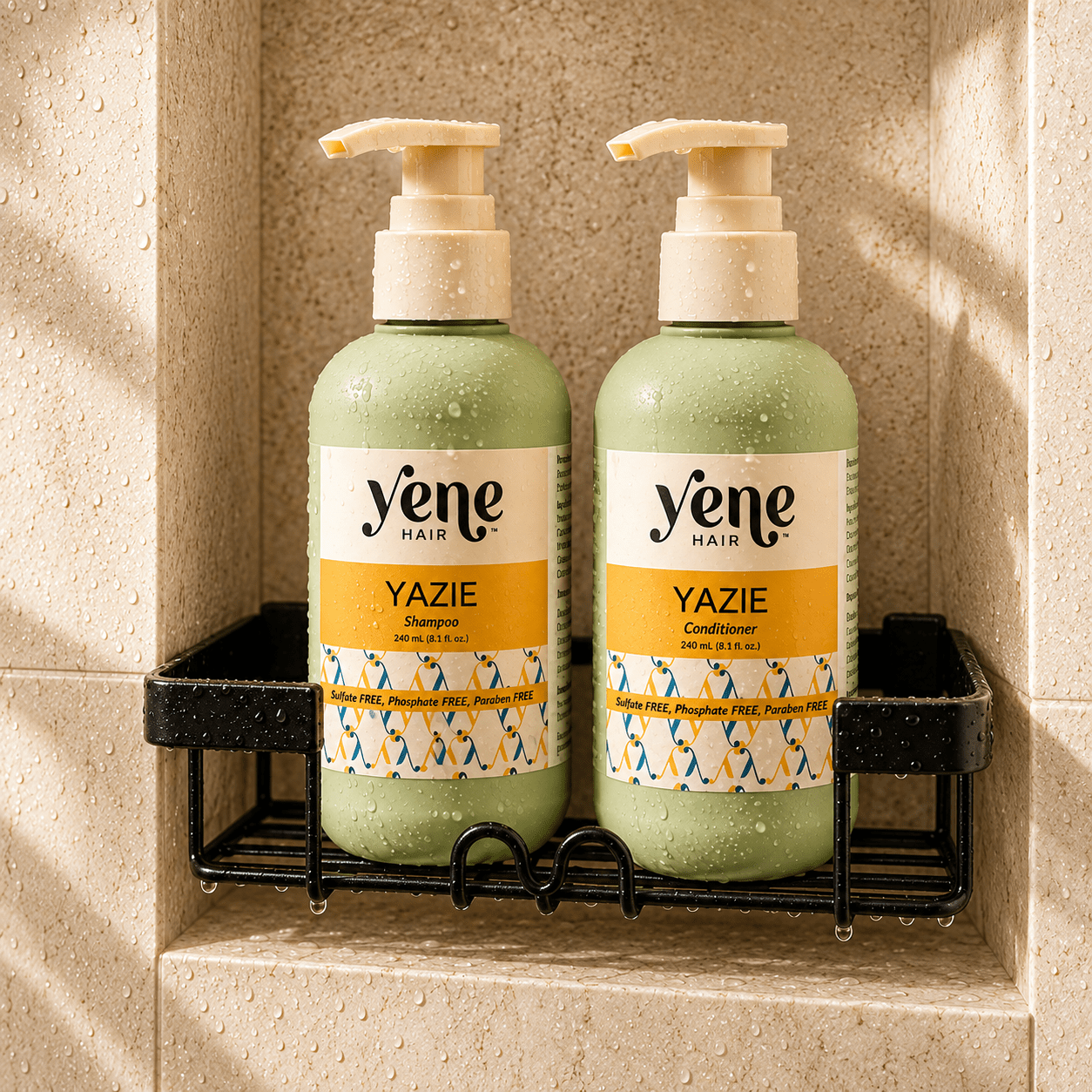 YAZIE Shampoo and Conditioner Bundle Yene Hair