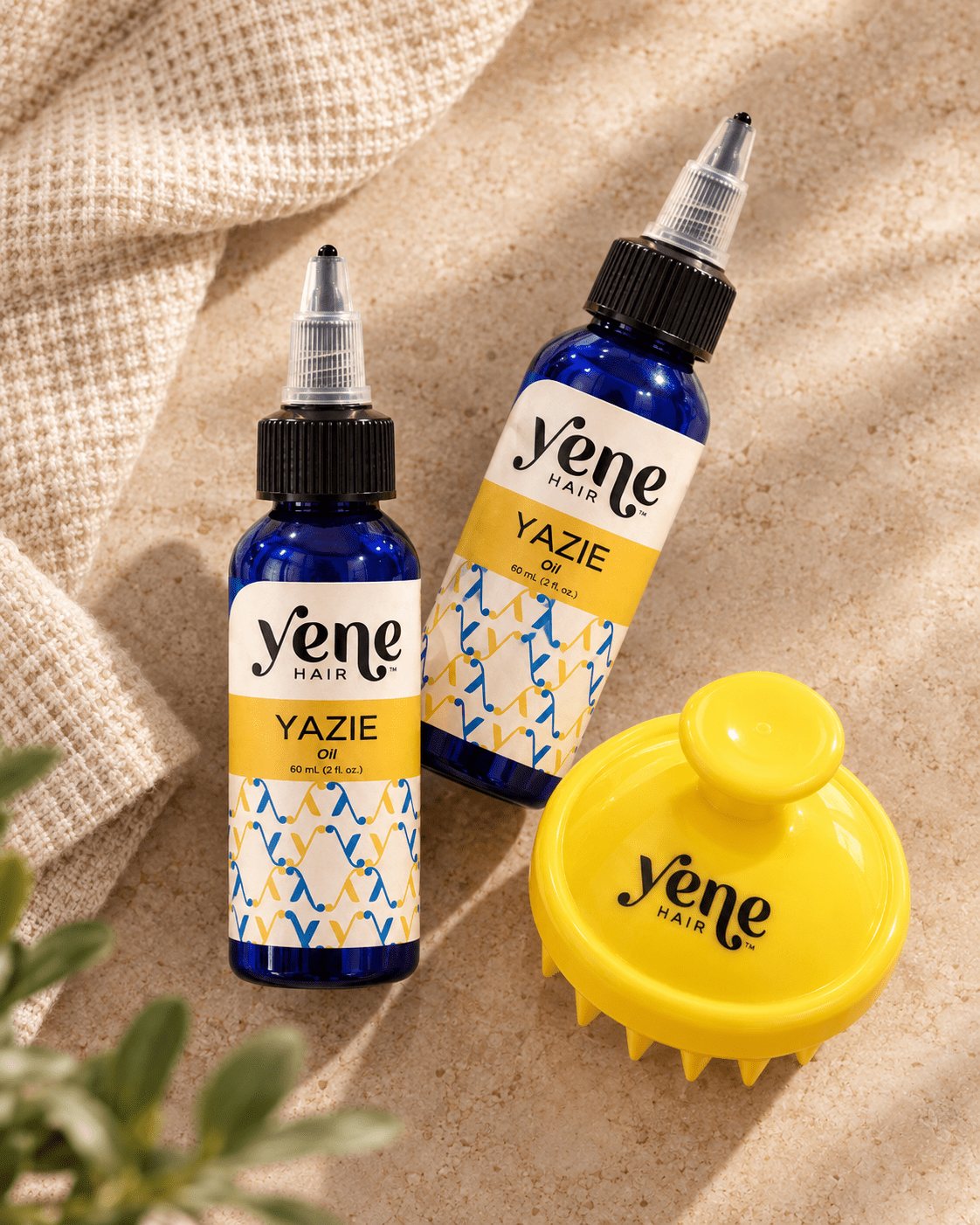 Yazie Oil + Scalp Massager BundleYene Hair